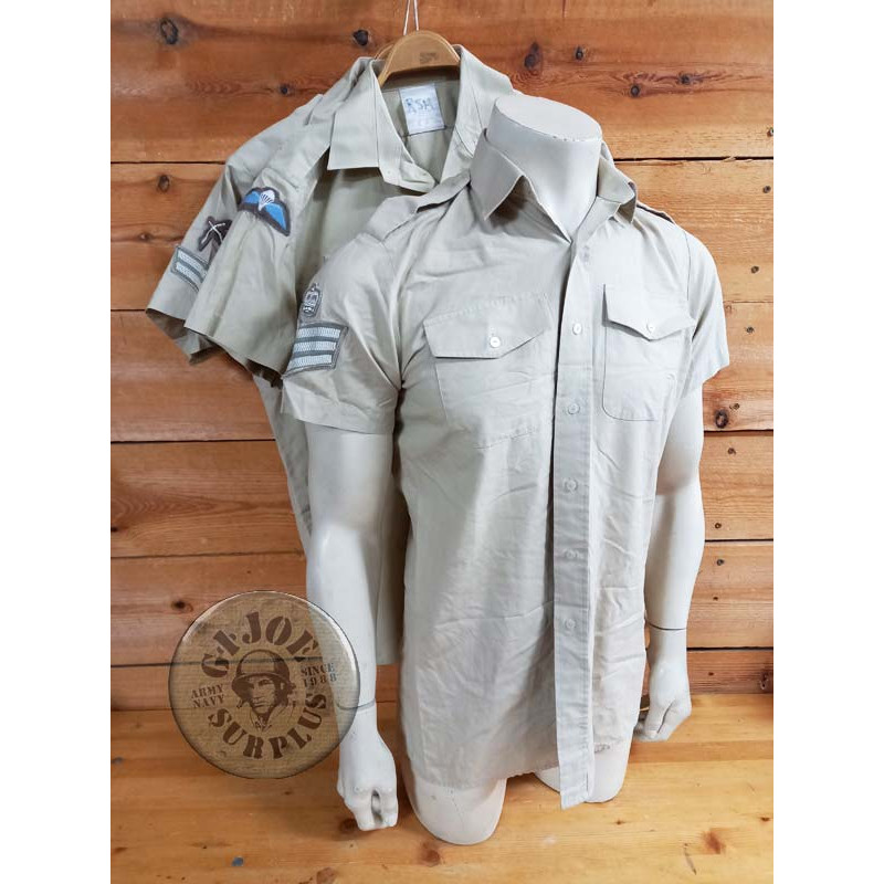 SOLO TIENDA!!! CAMISA M/CORTA EJERCITO BRITANICO "JUNGLE CON GALONES" USADAS SOLO TIENDA!!! CAMISAS M/CORTA EJERCITO BRITANICO "