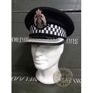 GORRA PLATO POLICIA METROPOLITANA BRITANICA USADAS