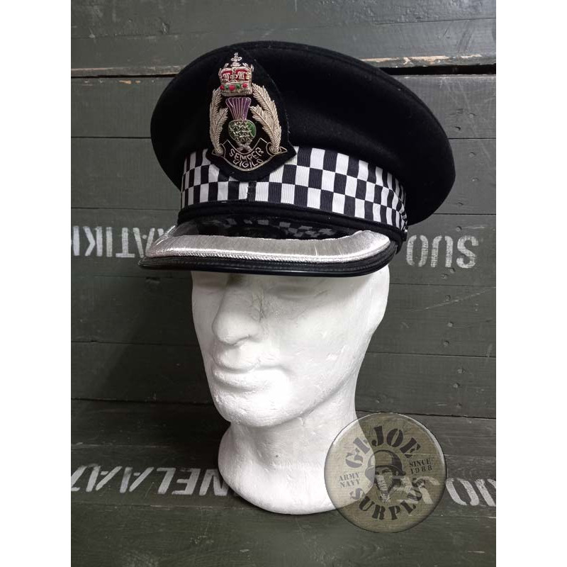 GORRA PLATO POLICIA METROPOLITANA BRITANICA USADAS