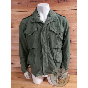 CHAQUETA M65  VERDE 1eR MODELO "69TH DIVISION 1969" LARGE REGULAR CON FORRO / PIEZA ÚNICA