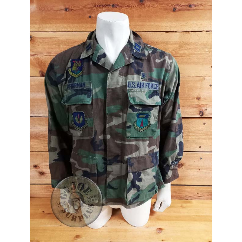 JAQUETA BDU WOODLAND US AIR FORCE 79TH MEDICAL WING SMALL LONG