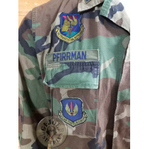 JAQUETA BDU WOODLAND US AIR FORCE 79TH MEDICAL WING SMALL LONG
