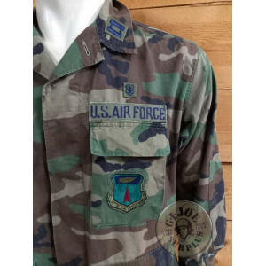 JAQUETA BDU WOODLAND US AIR FORCE 79TH MEDICAL WING SMALL LONG