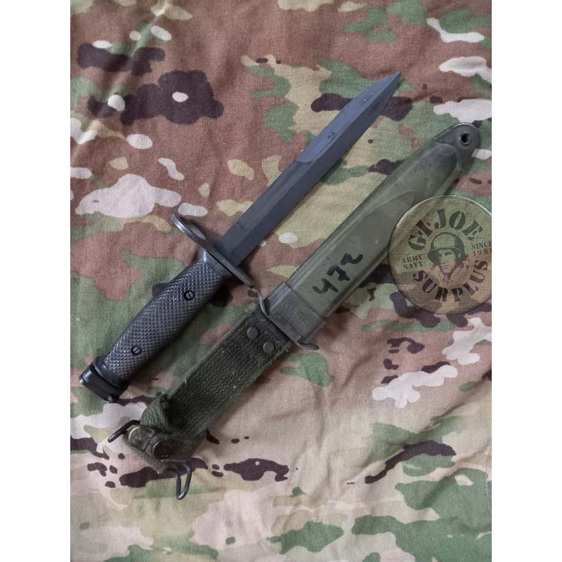 PIEZA UNICA!! CUCHILLO SUPERVIVENCIA "IMPERIAL M7S" MADE IN USA BAYONETAS US ARMY "M7" CON FUNDAS "M8A1" PARA FUSIL M16