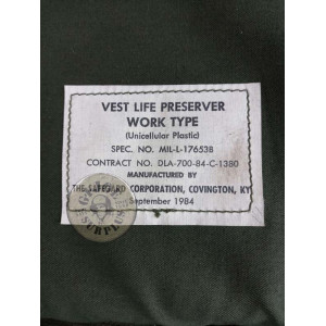 US NAVY LIFEVEST "WORK TYPE"