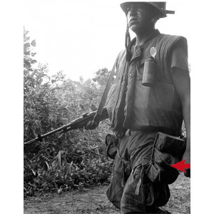 FUNDES DE GRANADES DE CAMA TRIPLE US ARMY VIETNAM WAR