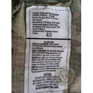 PANTALON ACU CAMO MULTICAM US ARMY USADOS PANTALONES VERANO "IHWCU" CAMO MULTICAM US ARMY