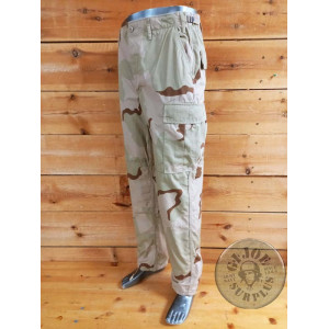 PANTALONES BDU ORIGINALES US ARMY "RIPSTOP DESERT 3 COLORES" NUEVOS