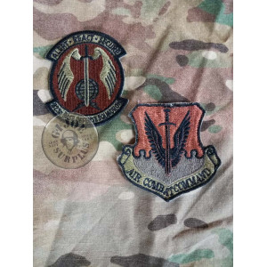 VENDA A BOTIGA!! PEGATS VELCRO US AIR FORCE UNITATS MULTICAM