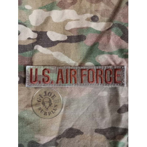 PEGATS VELCRO "US AIR FORCE" OCP MULTICAM CAMO
