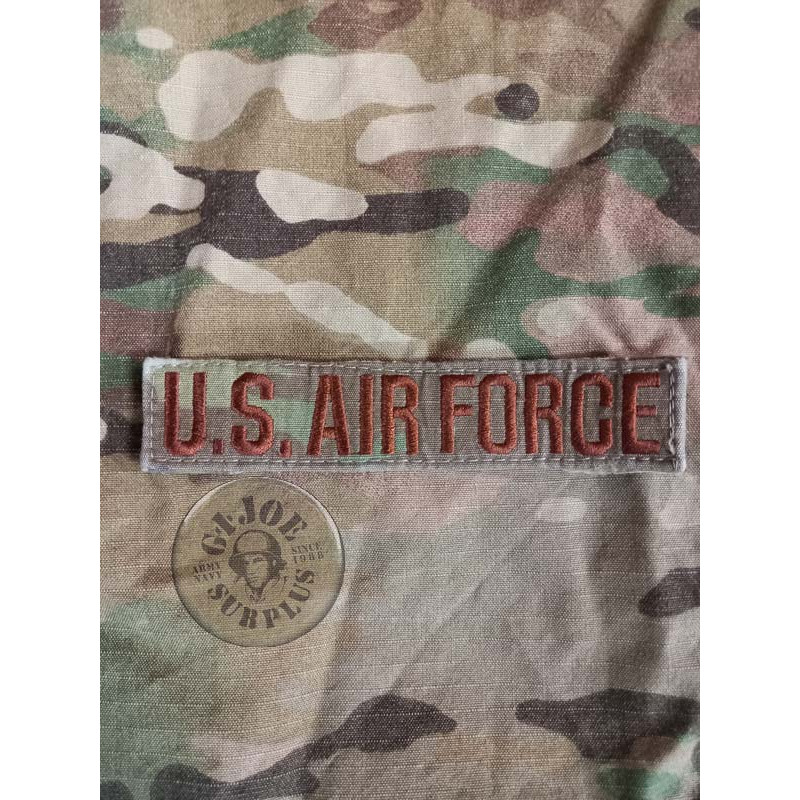 PEGATS VELCRO "US AIR FORCE" OCP MULTICAM CAMO