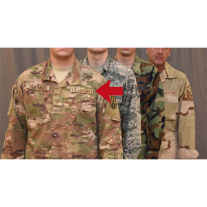 PEGATS VELCRO "US AIR FORCE" OCP MULTICAM CAMO