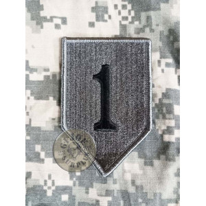 PEGATS VELCRO US ARMY "1ST INFANTRY DIVISION" UNIFORMITAT ACU AT DIGITAL CAMO