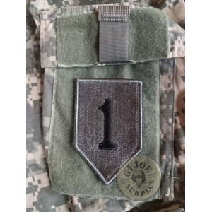 PEGATS VELCRO US ARMY "1ST INFANTRY DIVISION" UNIFORMITAT ACU AT DIGITAL CAMO