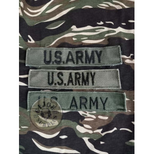 PARCHE TAB PECHO "US ARMY" VERDE OLIVA