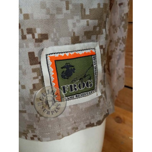 INCLEMENT WEATHER COMBAT SHIRT FROG USMC MARPAT DESERT NEW