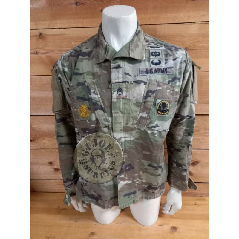 PEÇA UNICA!!! JAQUETA ACU CAMUFLATGE MULTICAM MEDIUM REGULAR