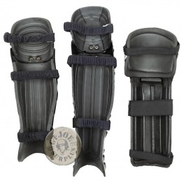 BRITISH POLICE RIOT EQUIPMENT COMPLETE LEG PROTECTION USED