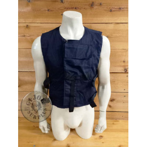 BRITISH ARMY BULLETPROOF VEST COVER "NAVY BUE" USED