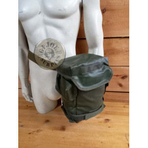 FRENCH ARMY GAS MASK TRANSPORT BAG USED CONDITION