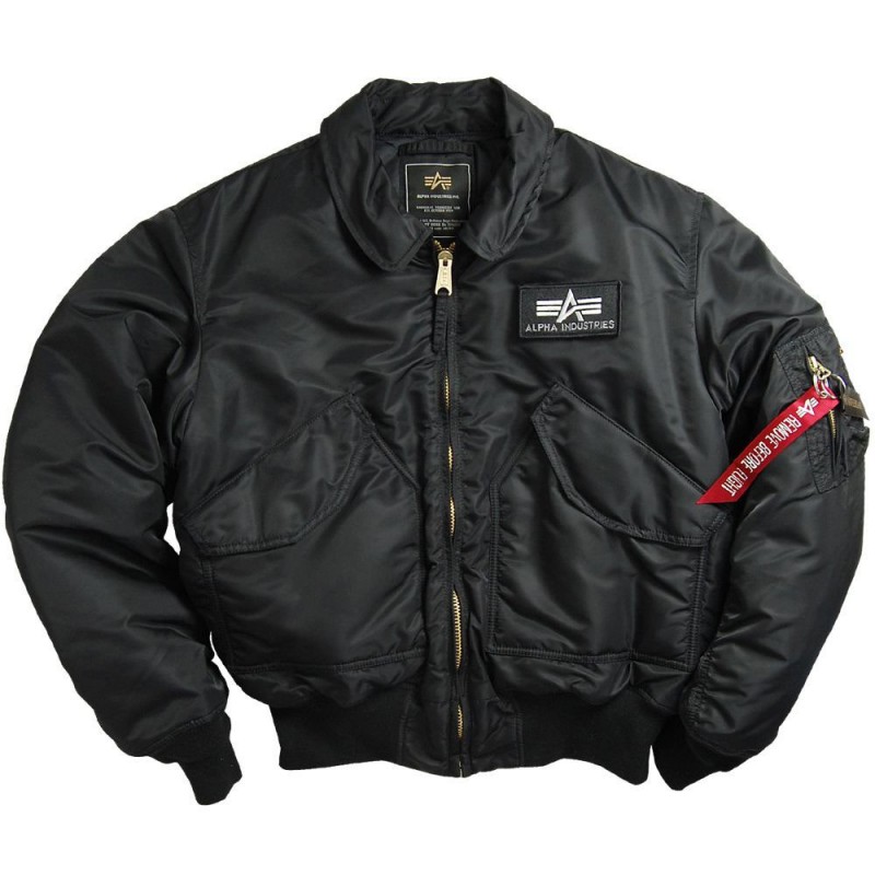 CHAQUETA PILOTO CWU ALPHA NEGRO