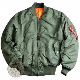 CHAQUETA PILOTO MA1 "ALPHA" VERDE