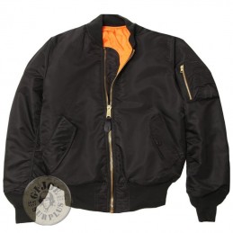 CHAQUETA PILOTO MA1 "ALPHA"NEGRO