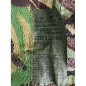 BRITISH ARMY TROPICAL No9 CAMO DPM SHIRT USED