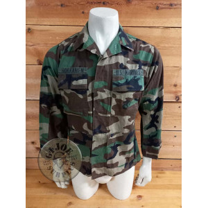 PEÇA UNICA!!! JAQUETA BDU WOODLAND USMC SMALL SHORT