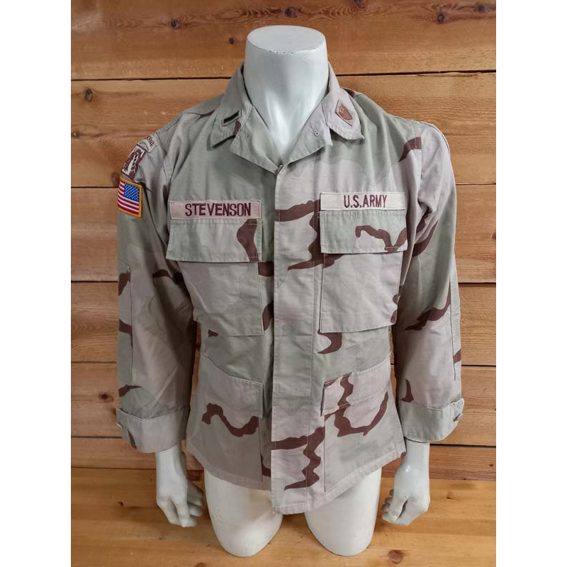 PIEZA UNICA!!! CHAQUETILLA BDU RIPSTOP DESERT 3 COLORES "TENIENTE SPECIAL FORCES" SMALL SHORT