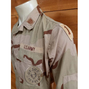 PIEZA UNICA!!! CHAQUETILLA BDU RIPSTOP DESERT 3 COLORES "TENIENTE SPECIAL FORCES" SMALL SHORT
