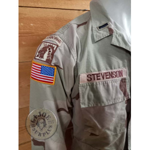 PIEZA UNICA!!! CHAQUETILLA BDU RIPSTOP DESERT 3 COLORES "TENIENTE SPECIAL FORCES" SMALL SHORT