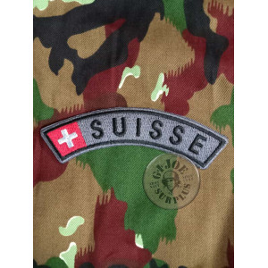 PARCHE TAB HOMBRO EJERCITO SUIZA "SUISSE" NUEVOS