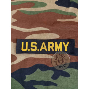 PARCHE TAB PECHO "US ARMY" NEGRO