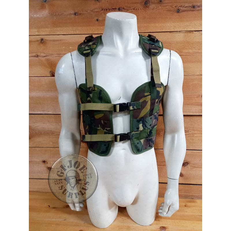 DUTCH ARMY DPM CAMO MOLLE LIGHT TACTICAL VEST AS NEW