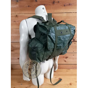 BELGIUM OLIVE GREEN RUCKSACK BELGIUM OLIVE GREEN PVC RUCKSACK