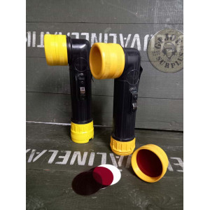 FRENCH ARMY ANGLEHEAD LANTERN NEW US ARMY ANGLEHEAD LANTERN "CVC MX-212" USED