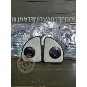 FILTRO TRIANGULAR PARA MASCARA ANTIGAS DDR/CHECOSLOVAQUIA/POLONIA "TIPO M10" NUEVOS PACK DE 10 FILTROS TRIANGULARES MASCARA ANTI