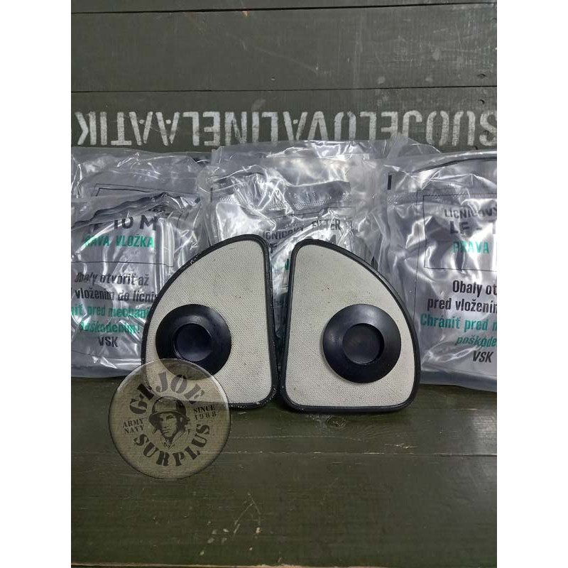 FILTRO TRIANGULAR PARA MASCARA ANTIGAS DDR/CHECOSLOVAQUIA/POLONIA "TIPO M10" NUEVOS