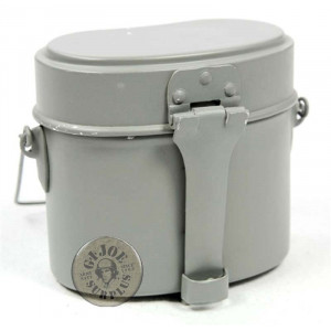 ROMANIAN ARMY VINTAGE 2 PIECES MESS KIT AS NEW DDR ARMY 2 PIECES MESH KIT NEW