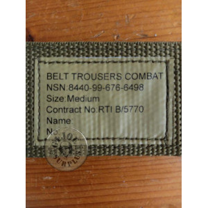 BRITISH ARMY "PCS" TROUSER BELT NEW