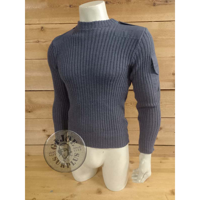 JERSEY REFUERZOS EJERCITO BRITANICO "WOOLY POOLY 100% LANA" USADOS