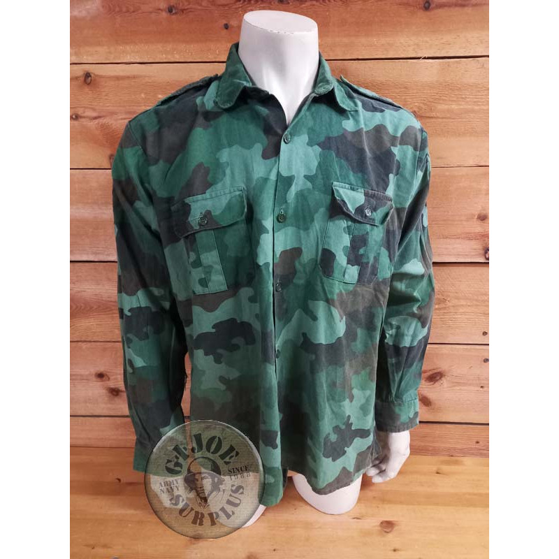 CAMISAS COMBATE CAMUFLAJE M89/93 EJERCITO SERBIA USADAS
