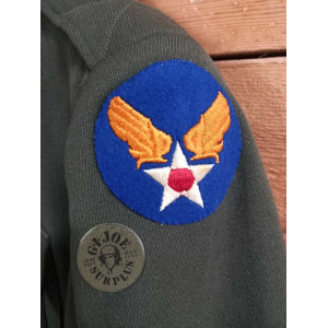WW2 1941!!! CHAQUETA PASEO US ARMY AIR FORCE WW2 "ESPECIALISTA EN ARMAMENTO" 36R WW2 USAAF!!! CHAQUETA PASEO OFICIAL US ARMY AIR