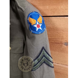 WW2 1941!!! CHAQUETA PASEO US ARMY AIR FORCE WW2 "ESPECIALISTA EN ARMAMENTO" 36R