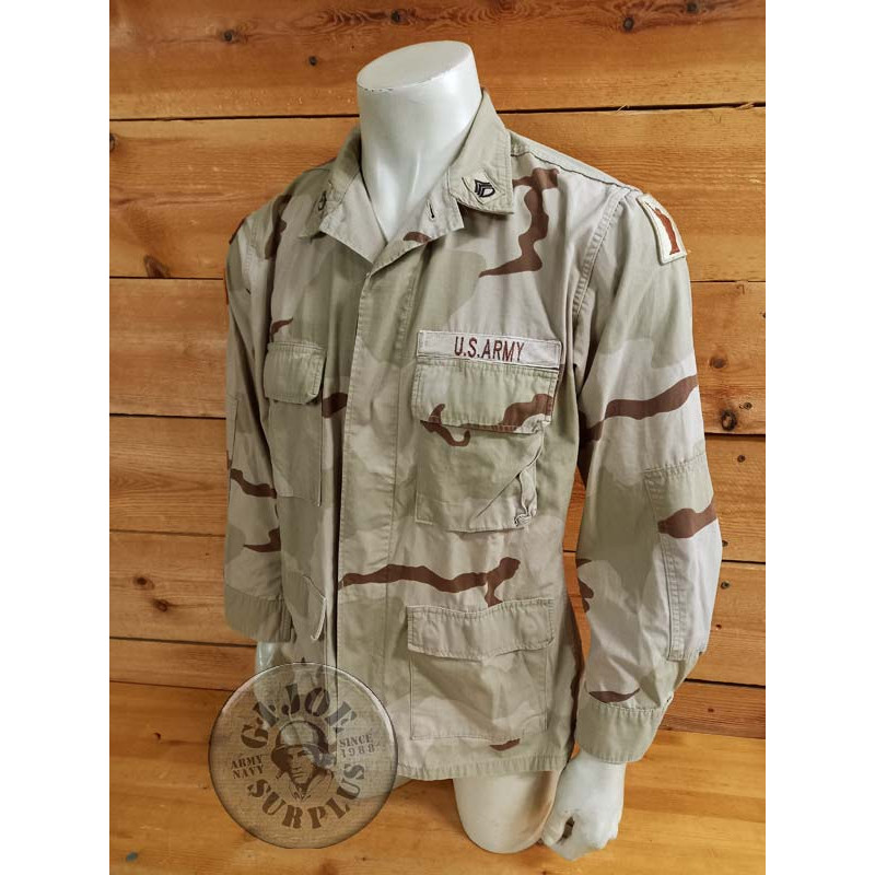 PEÇA UNICA!!! JAQUETA BDU DESERT 3 COLORS SMALL SHORT PEÇA UNICA!!! JAQUETA BDU DESERT 3 COLORS MEDIUM REGULAR