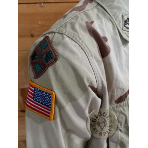 ONE PIECE!!! US ARMY "SPECIAL FORCES" DESERT 3 BDU RIPSTOP JACKET SMALL SHORT ONE PIECE!!! US ARMY "STAFF SEREGANT" DESERT 3 BDU