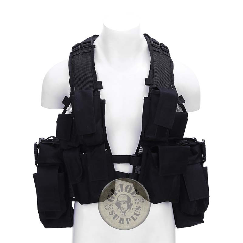 TACTICAL VEST "SAR SOUTHAFRICA" BLACK COLOUR