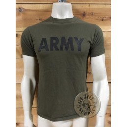 CAMISETA M/C RECICLADAS IMPRESAS "ARMY"