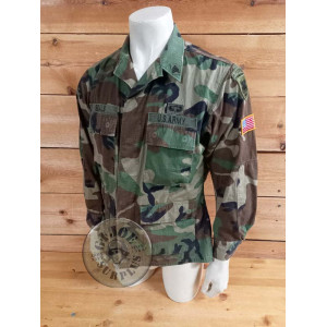 CHAQUETILLA BDU WOODLAND RIPSTOP "NEW YORK GUARD" MEDIUM REGULAR